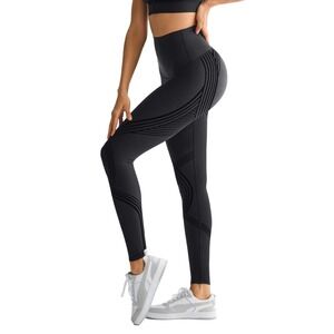 NWT Orolay‎ High Waisted Compression Yoga Leggings 7/8 Black XS